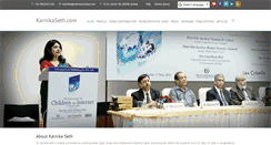 Desktop Screenshot of karnikaseth.com